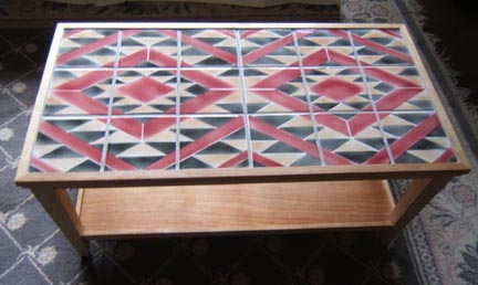 Navajo Tile Cofee Table by George Woideck of Artisan Architectural Ceramics